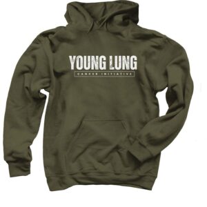 ylci army green hoodie