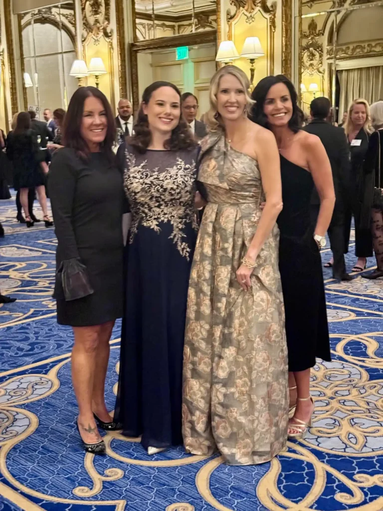 GO2 and YLCI founders together at the GO2 for Lung Cancer gala