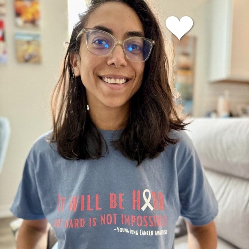 Carolina, a young woman with lung cancer from texas. In loving memory.