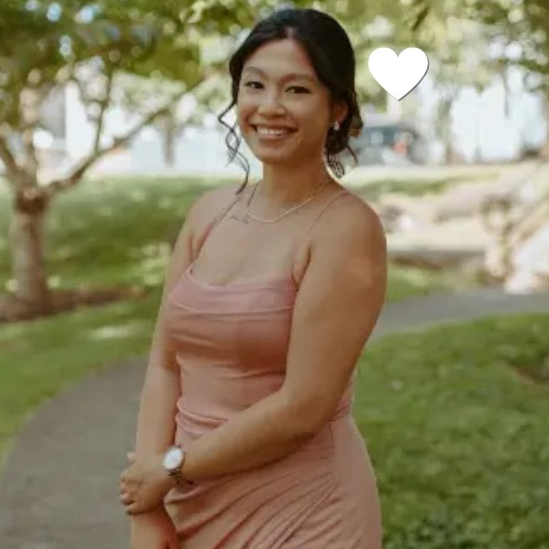 Lam Pham, a young lung cancer patient from Ohio diagnosed at 31, smiling outdoors