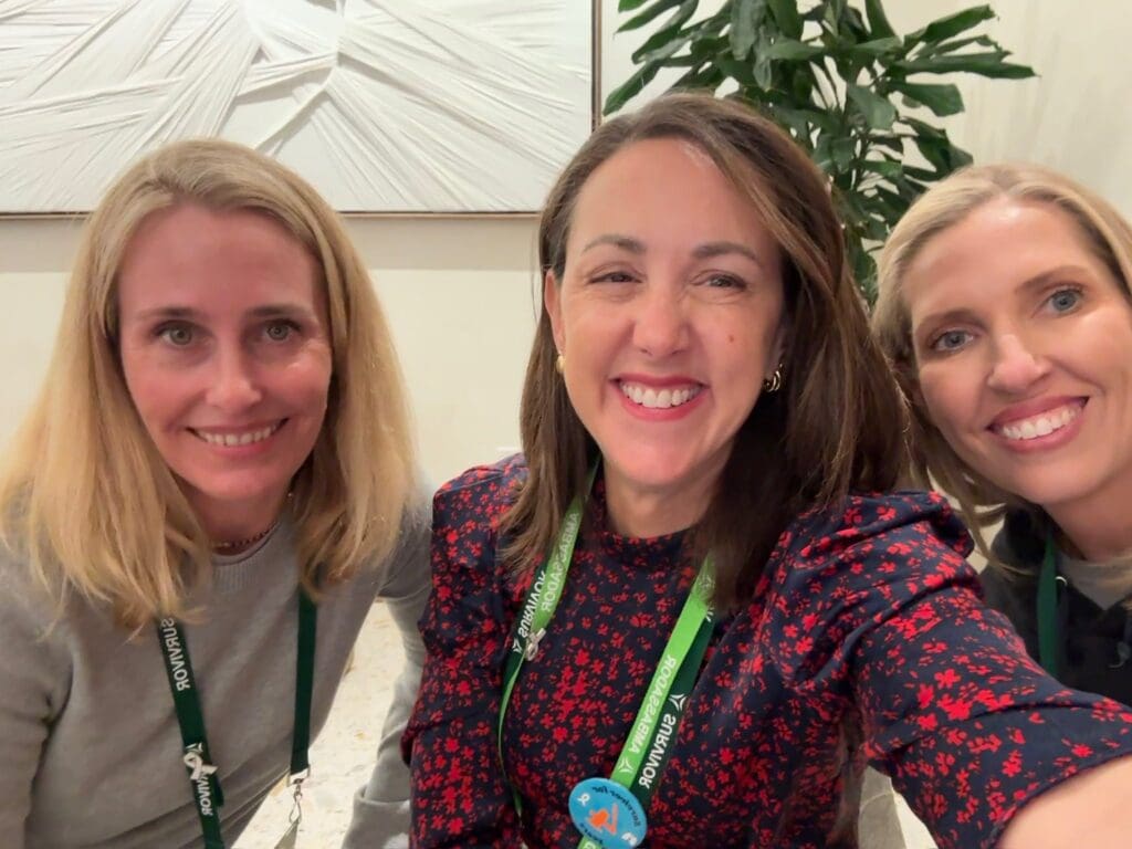 3 young lung cancer patients smiling at lungevity hope summit dallas texas