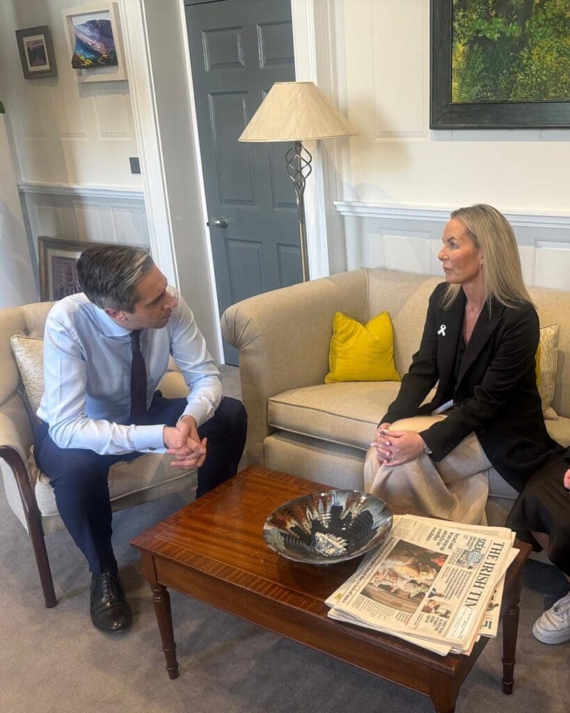 Gillian advocating for lung cancer in Ireland