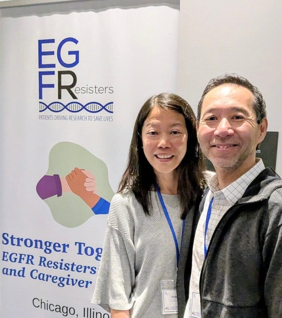Young lung cancer community members at the EGFR resisters summit in Chicago, IL