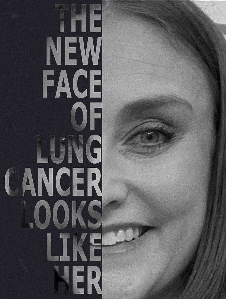 The new face of lung cancer looks like her
